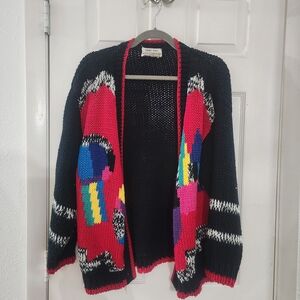 Vintage Hand-Knit Cardigan – C.S.L. Cherry Stix Ltd | Medium | Grandmacore